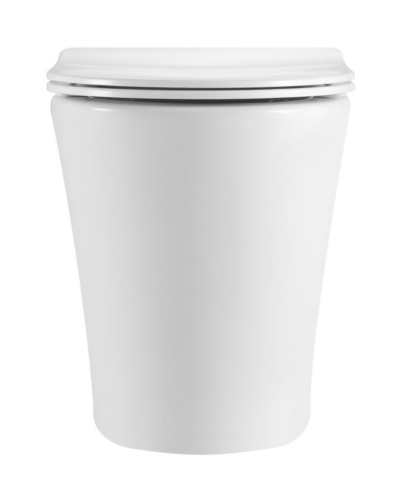 Sheng Ge 3380 vitreous china toilet, studio product photograph