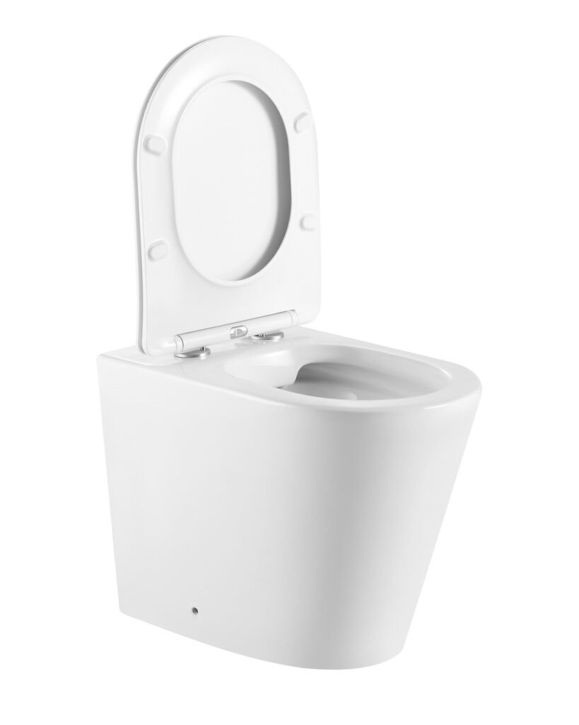 Sheng Ge 3380D vitreous china toilet, studio product photograph