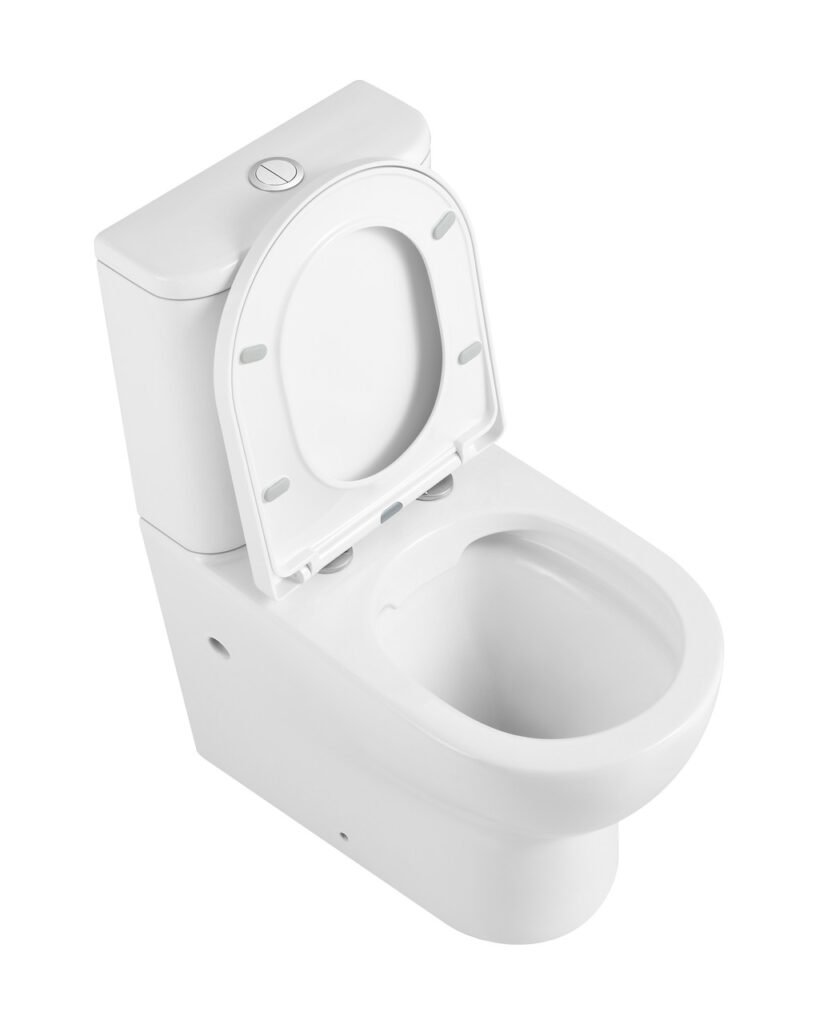 Sheng Ge 6004 vitreous china toilet, studio product photograph