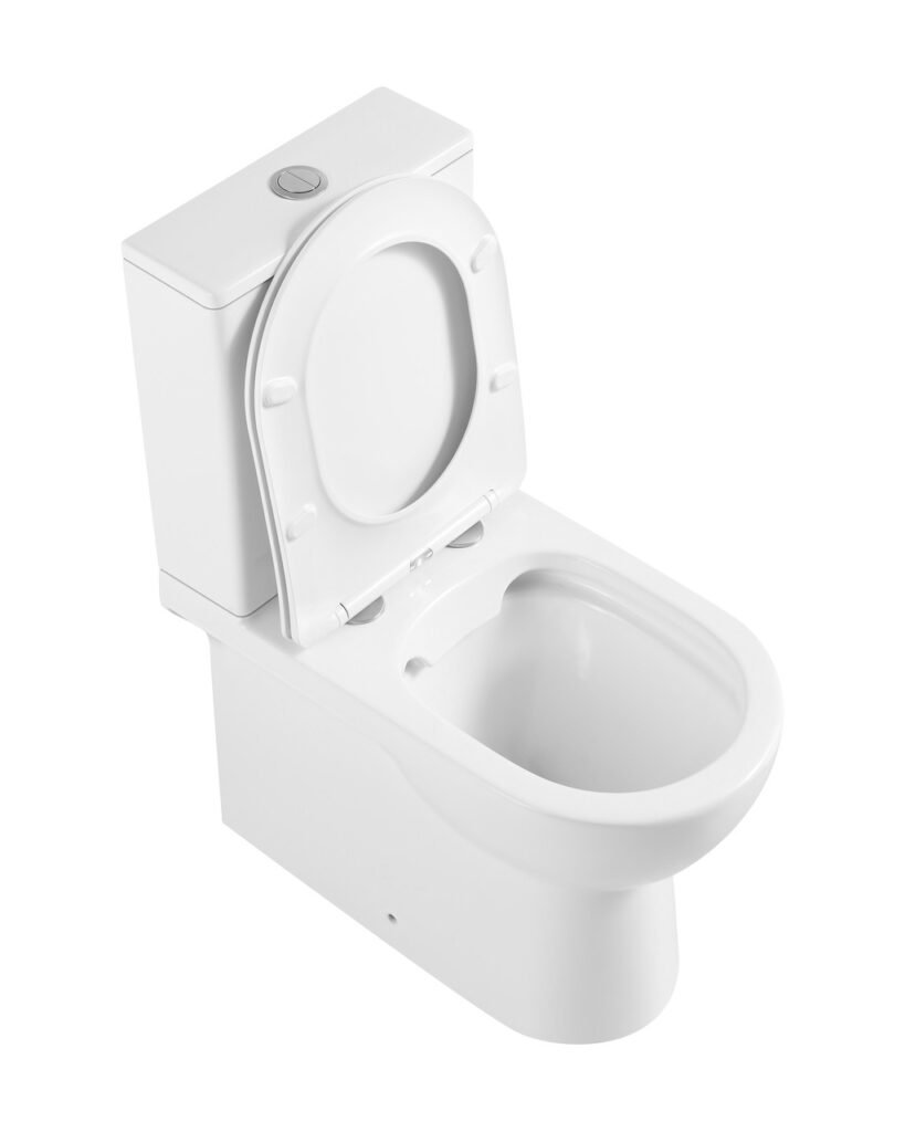 Sheng Ge 6016 vitreous china toilet, studio product photograph
