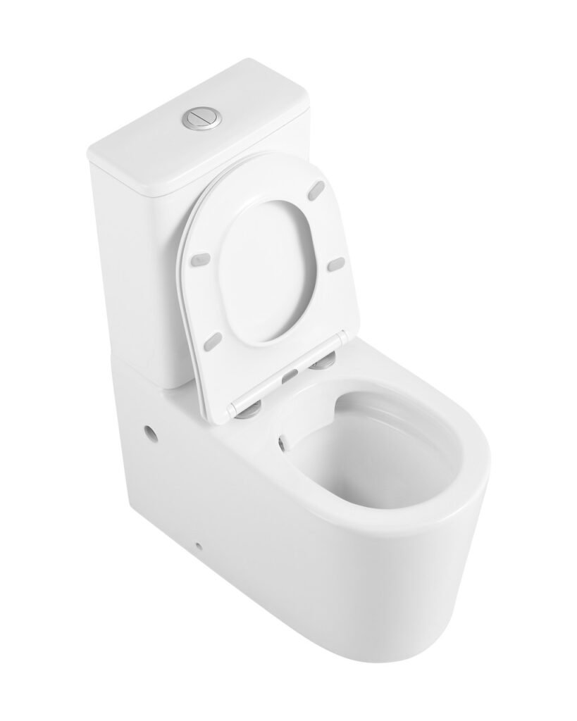 Sheng Ge 6060A vitreous china toilet, studio product photograph