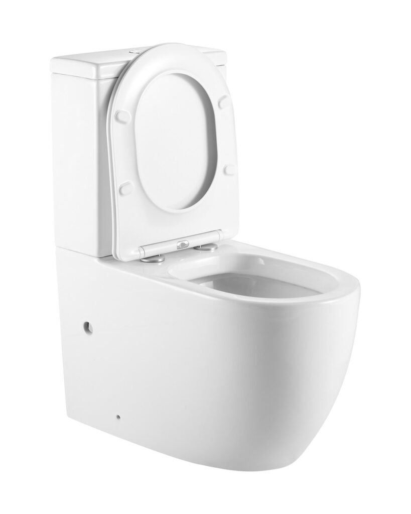 Sheng Ge 6083b vitreous china toilet, studio product photograph