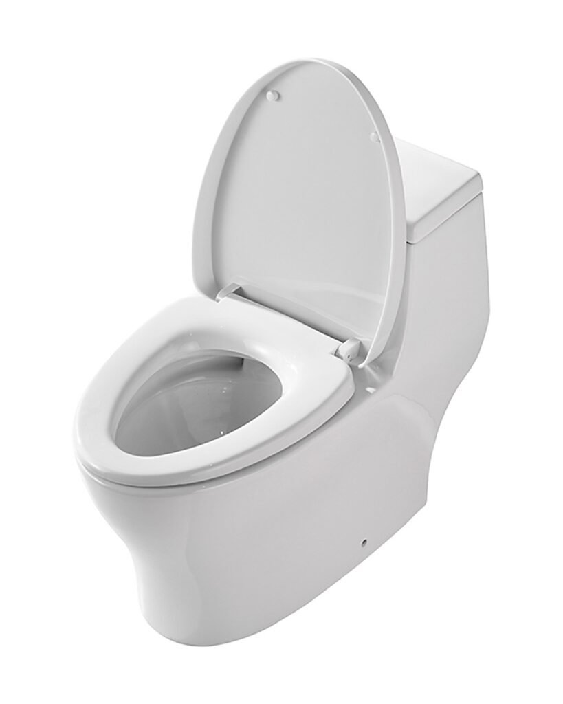 Sheng Ge 6085 vitreous china toilet, studio product photograph