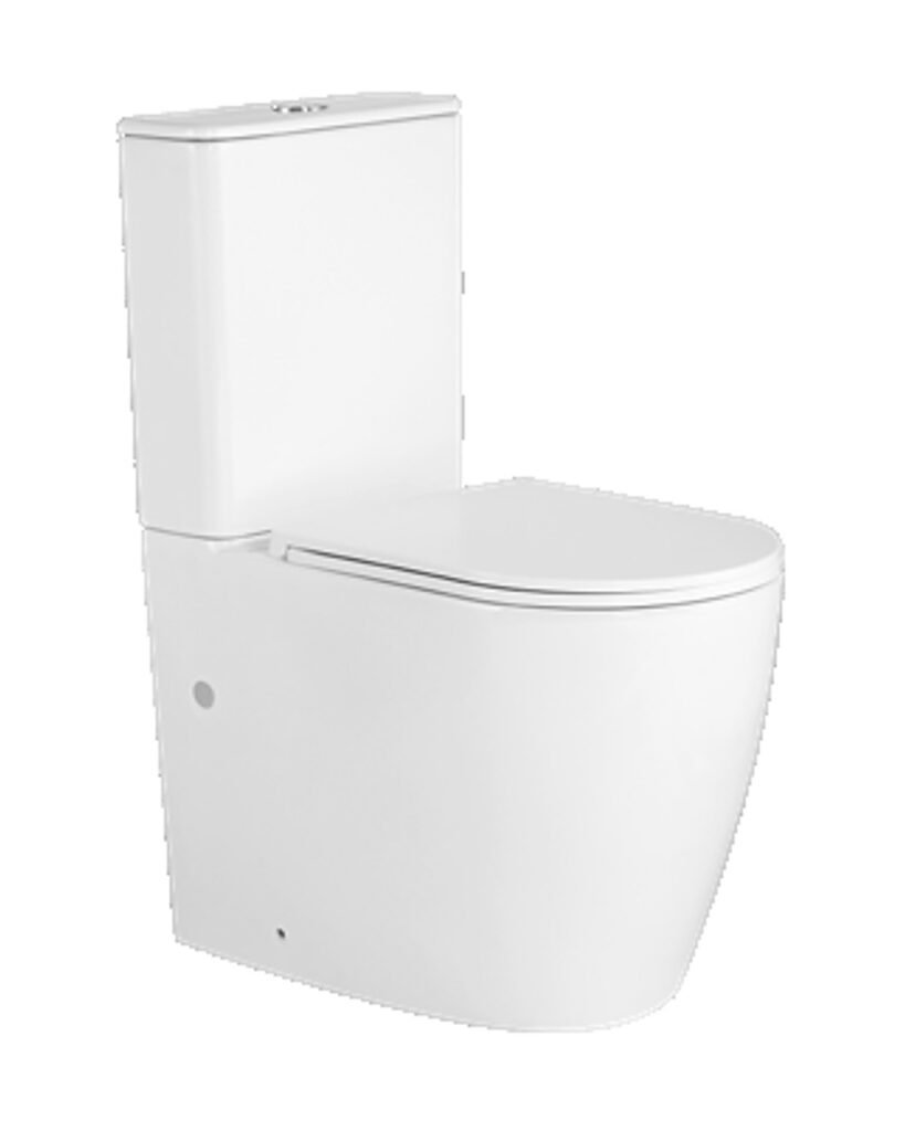 Sheng Ge 6086A vitreous china toilet, studio product photograph