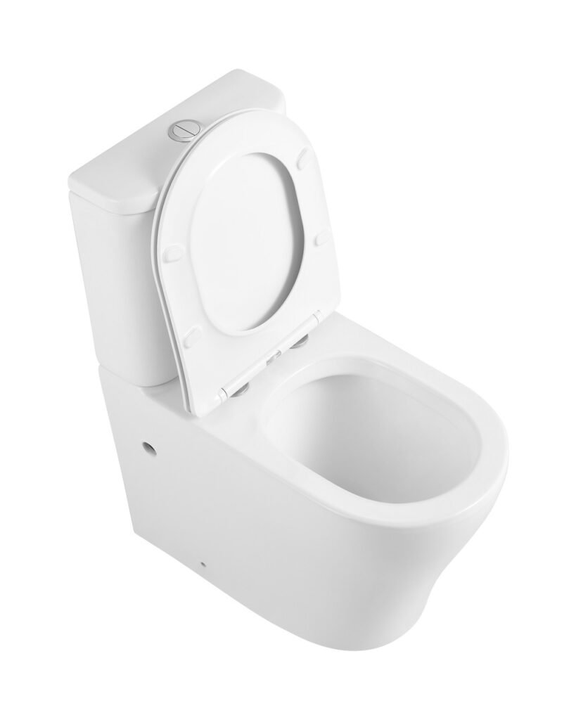 Sheng Ge 6092 vitreous china toilet, studio product photograph