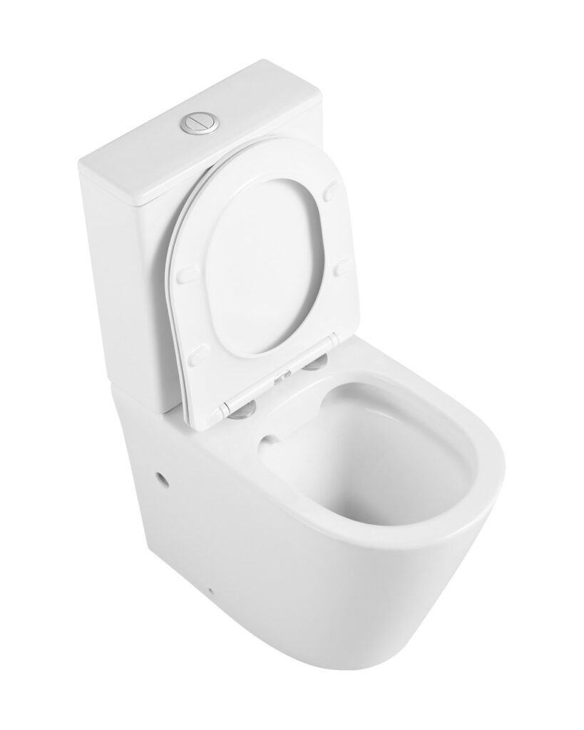 Sheng Ge 6093 vitreous china toilet, studio product photograph
