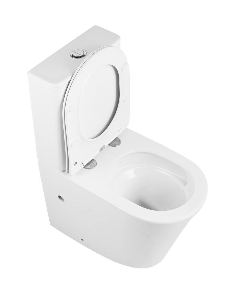 Sheng Ge 6093AT vitreous china toilet, studio product photograph
