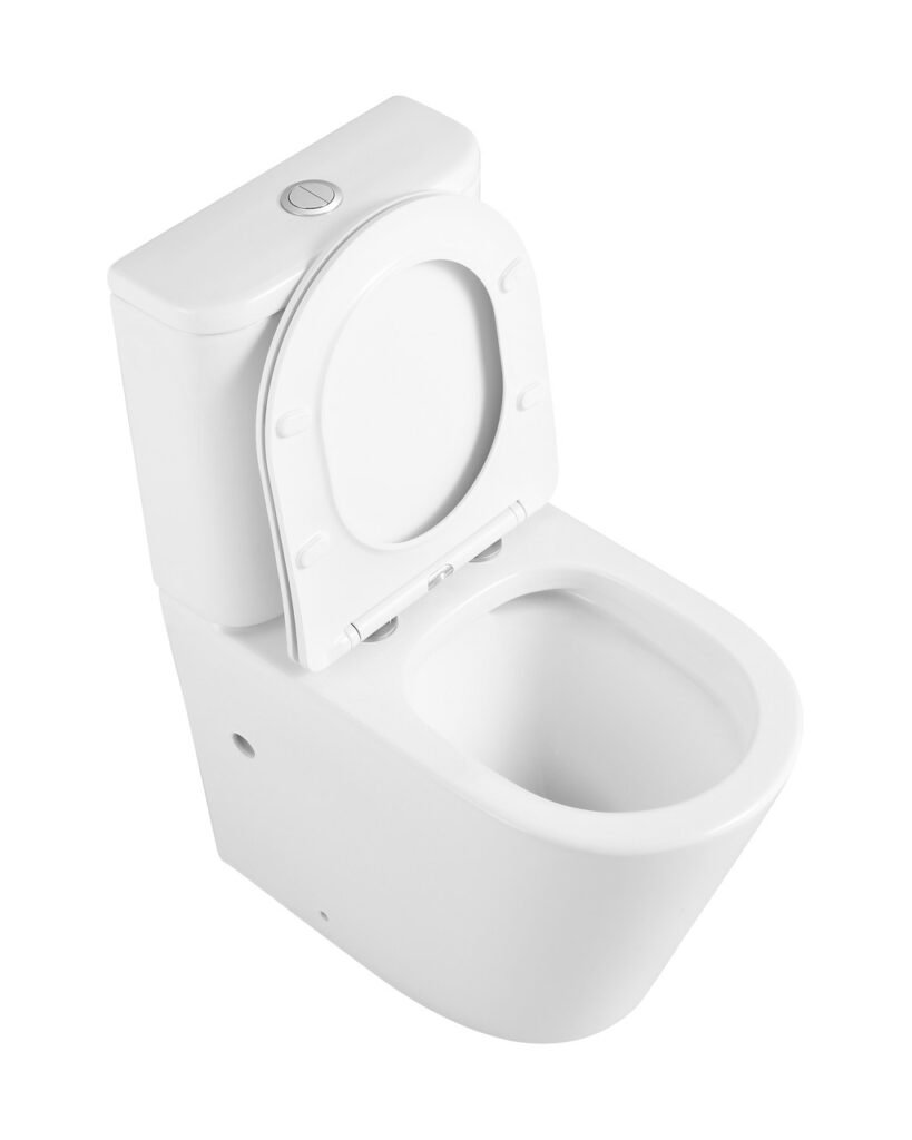 Sheng Ge 6093B vitreous china toilet, studio product photograph