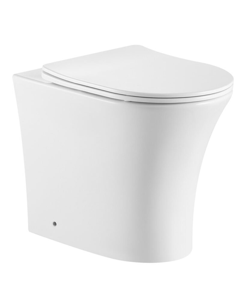 3366 — back-to-wall ceramic toilet, white