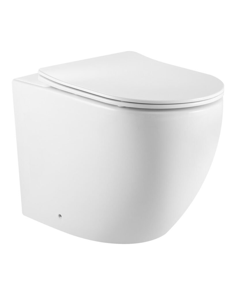 3381 VOGHERA — back-to-wall ceramic toilet, white