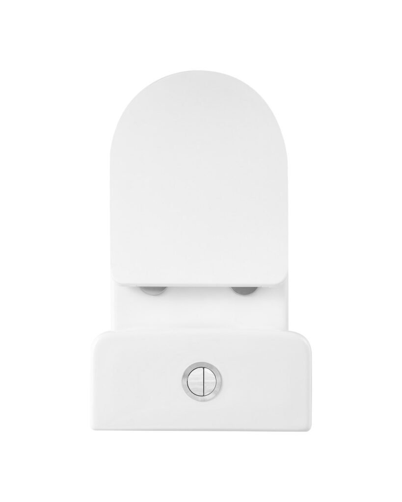 6060 BARI — two-piece ceramic toilet, white