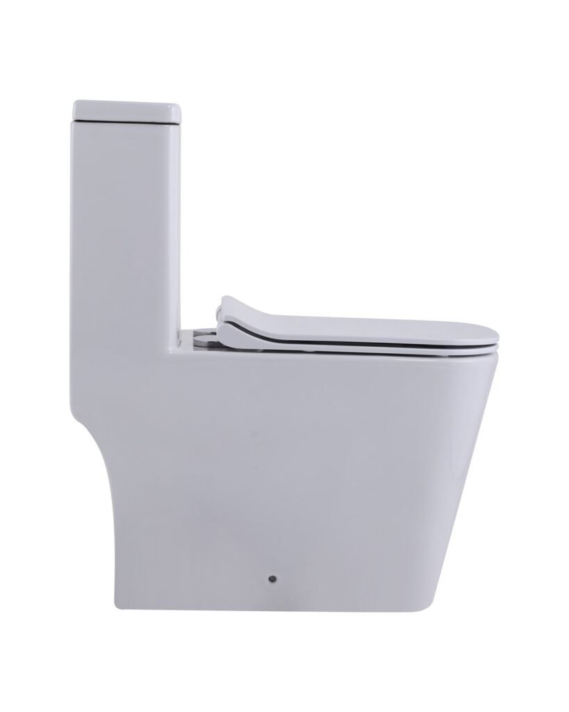 6078 — one-piece ceramic toilet, white