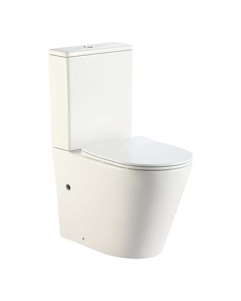 6093 LUZZI — two-piece ceramic toilet, white